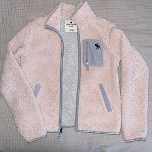 Abercrombie kids Sherpa zip up, Sz 11/12